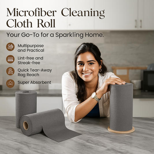 Microfiber Cleaning Cloth roll